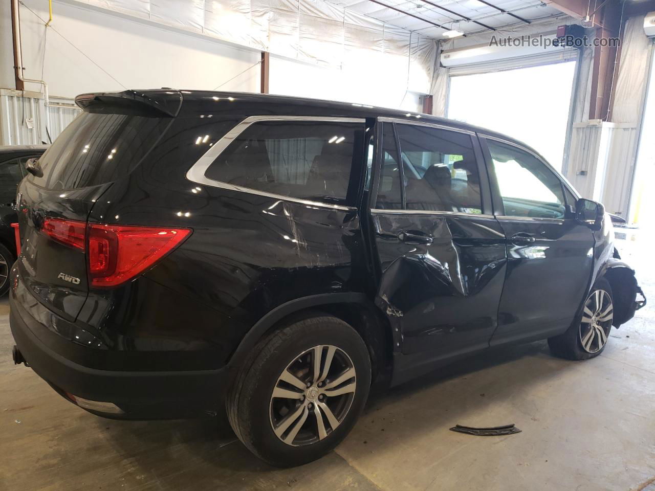 2017 Honda Pilot Exl Black vin: 5FNYF6H54HB091940