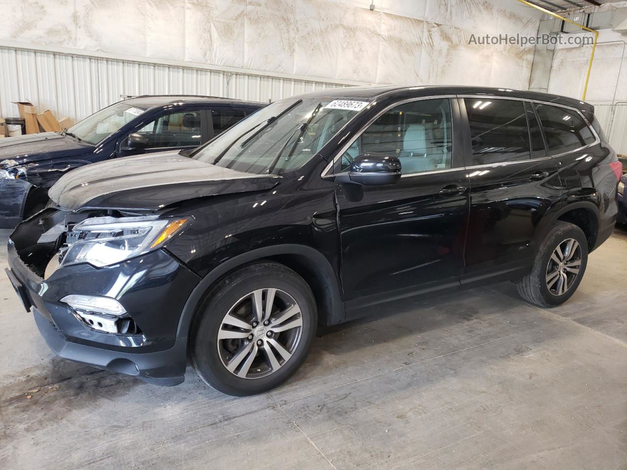 2017 Honda Pilot Exl Black vin: 5FNYF6H54HB091940