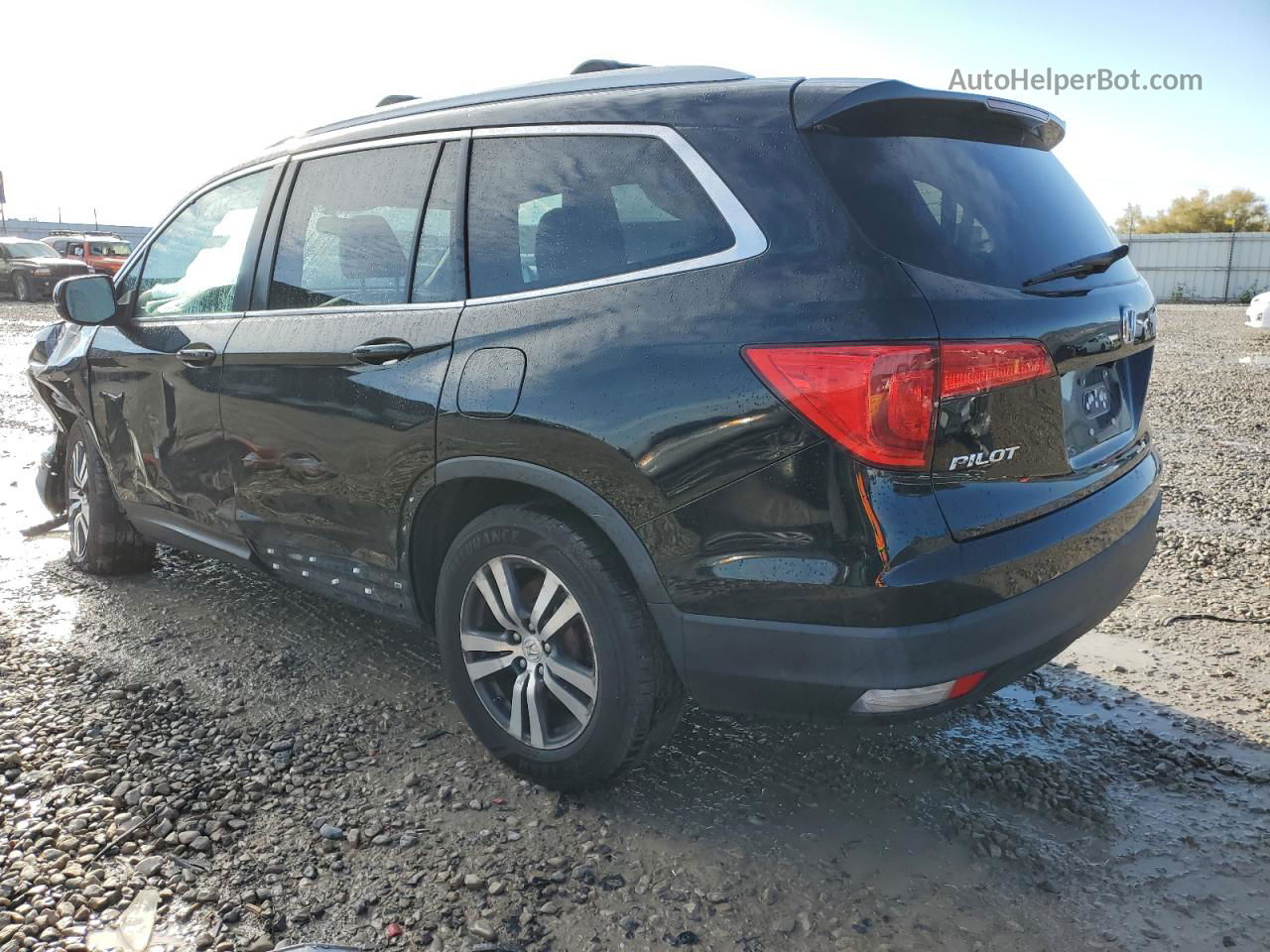 2016 Honda Pilot Exl Черный vin: 5FNYF6H55GB044494