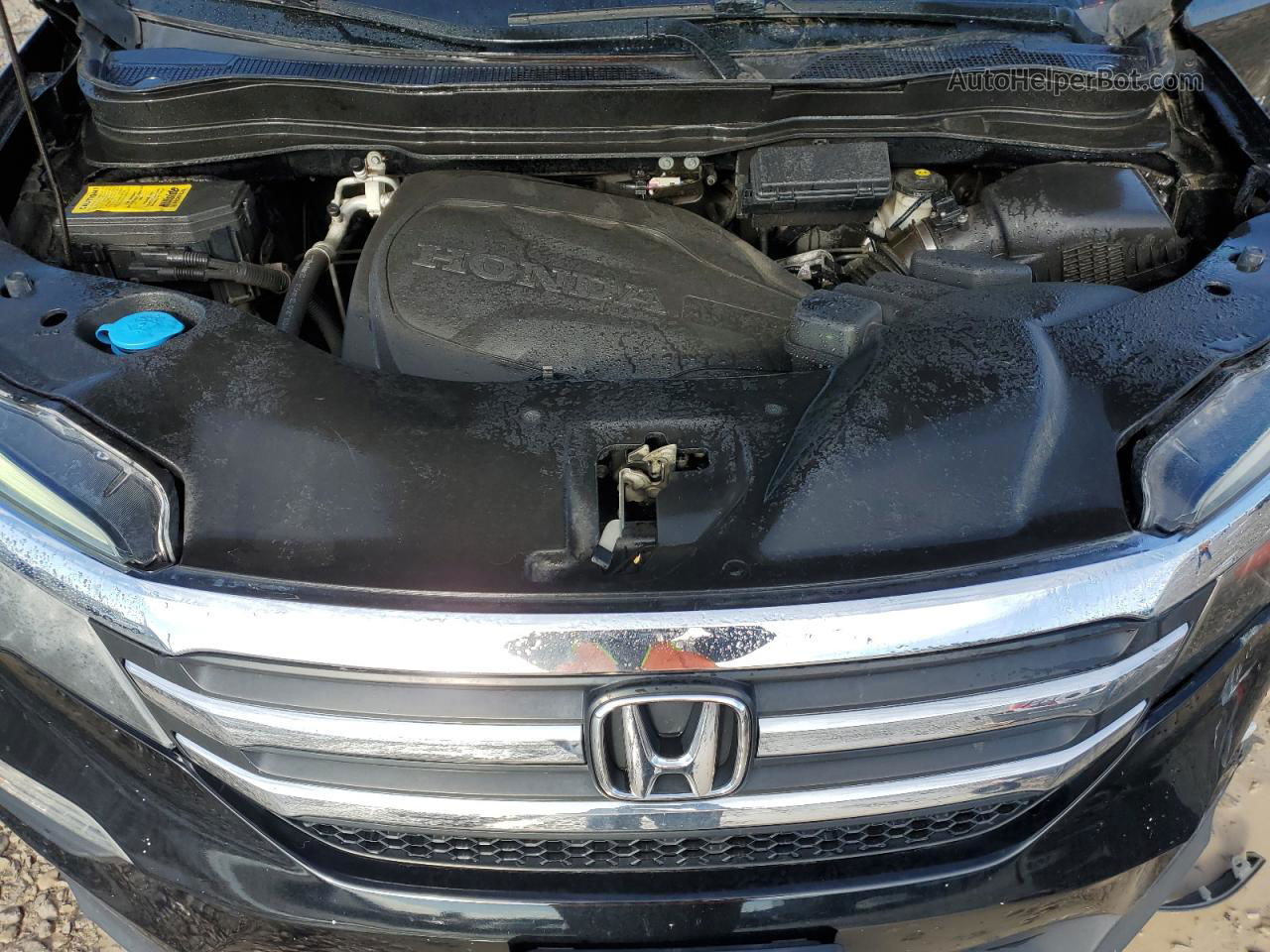 2016 Honda Pilot Exl Черный vin: 5FNYF6H55GB044494