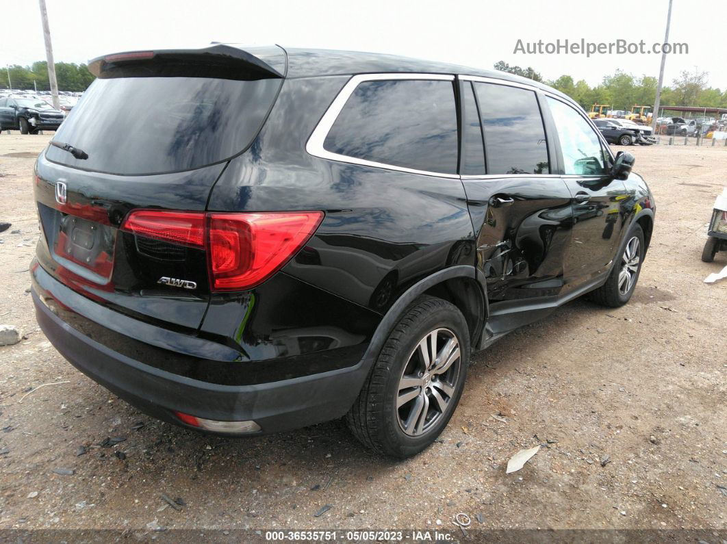 2016 Honda Pilot Ex-l Black vin: 5FNYF6H55GB056130