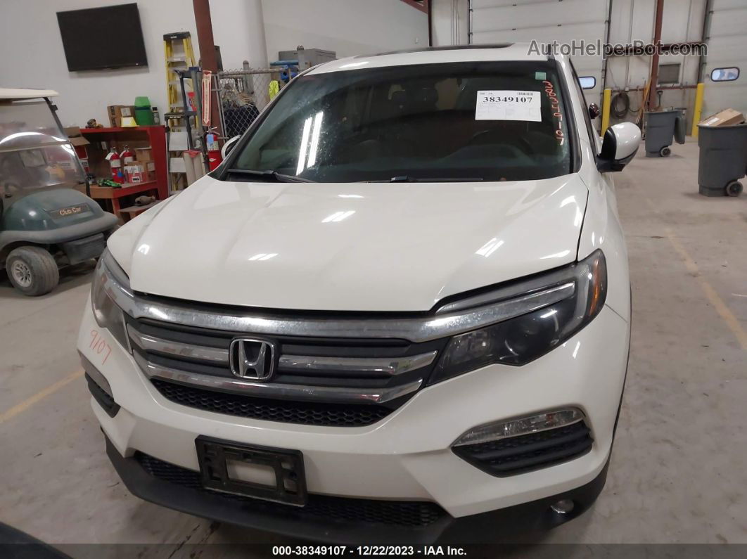 2016 Honda Pilot Ex-l Белый vin: 5FNYF6H55GB057424