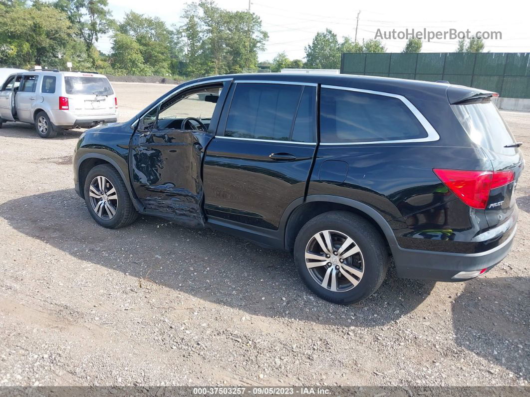 2017 Honda Pilot Ex-l Черный vin: 5FNYF6H55HB002781