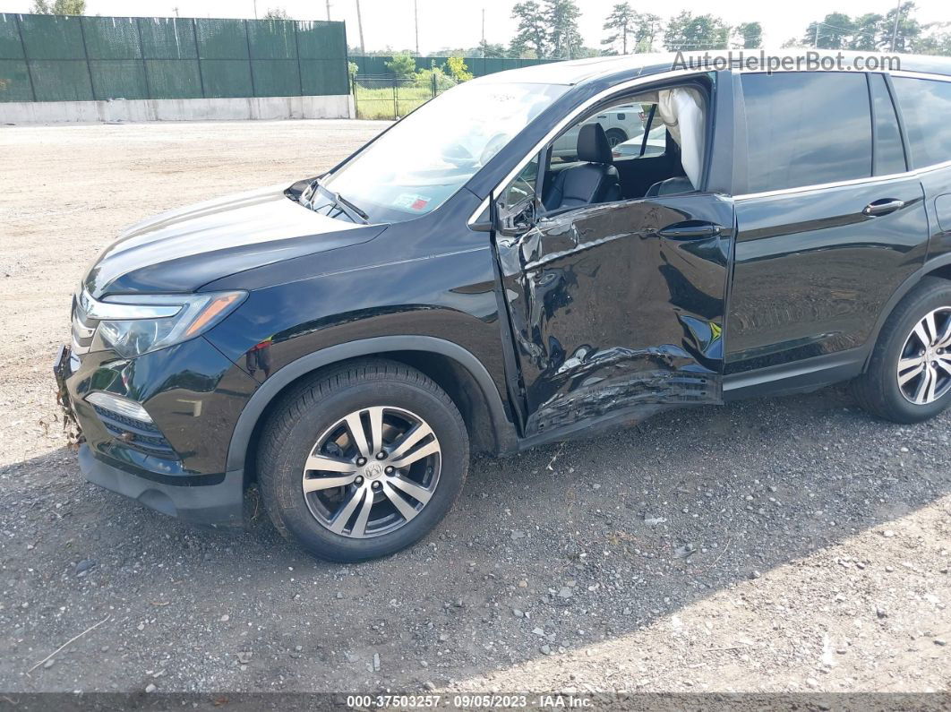 2017 Honda Pilot Ex-l Black vin: 5FNYF6H55HB002781