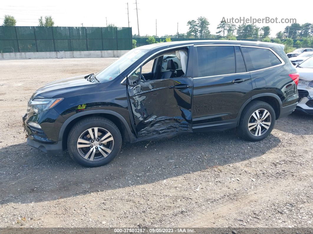 2017 Honda Pilot Ex-l Черный vin: 5FNYF6H55HB002781