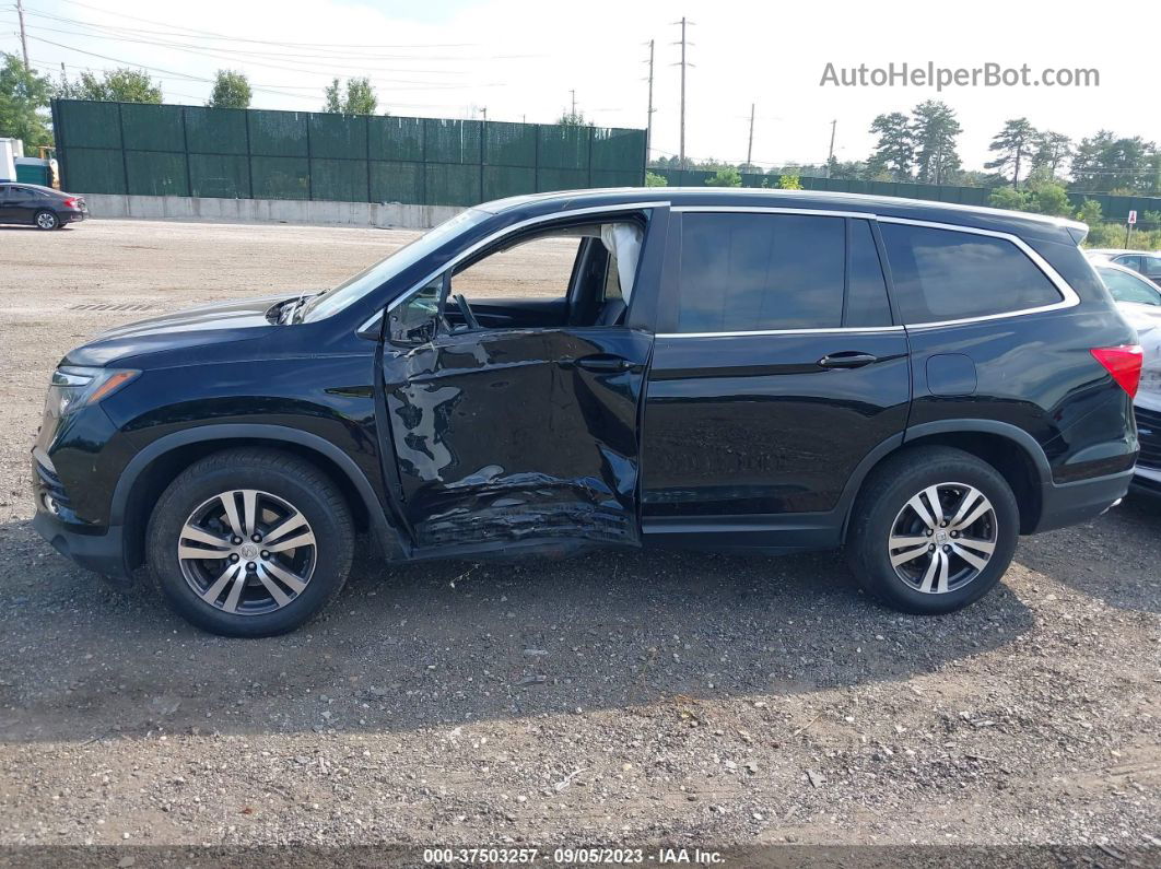 2017 Honda Pilot Ex-l Черный vin: 5FNYF6H55HB002781