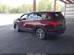 2017 Honda Pilot Ex-l Maroon vin: 5FNYF6H55HB024862