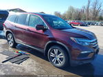 2017 Honda Pilot Ex-l Burgundy vin: 5FNYF6H55HB077481