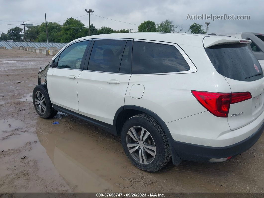 2017 Honda Pilot Ex-l Белый vin: 5FNYF6H55HB085841