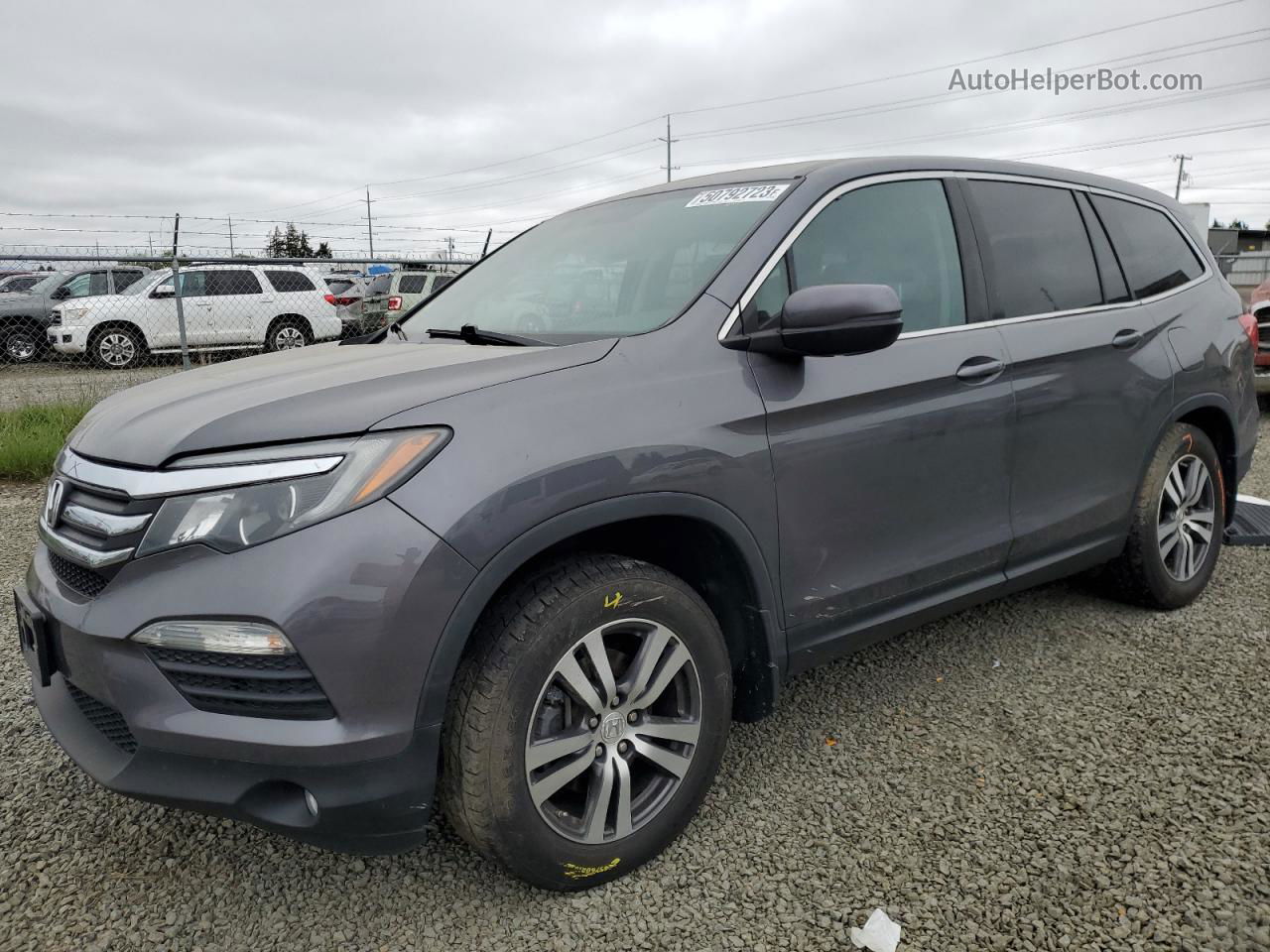 2016 Honda Pilot Exl Charcoal vin: 5FNYF6H56GB035805