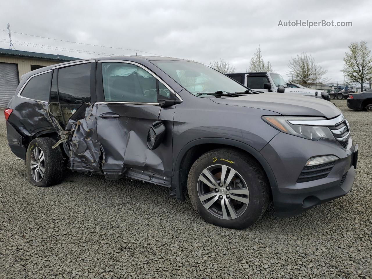 2016 Honda Pilot Exl Charcoal vin: 5FNYF6H56GB035805