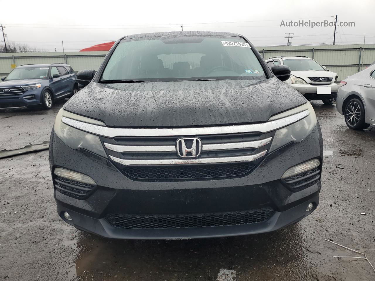 2016 Honda Pilot Exl Black vin: 5FNYF6H56GB037571