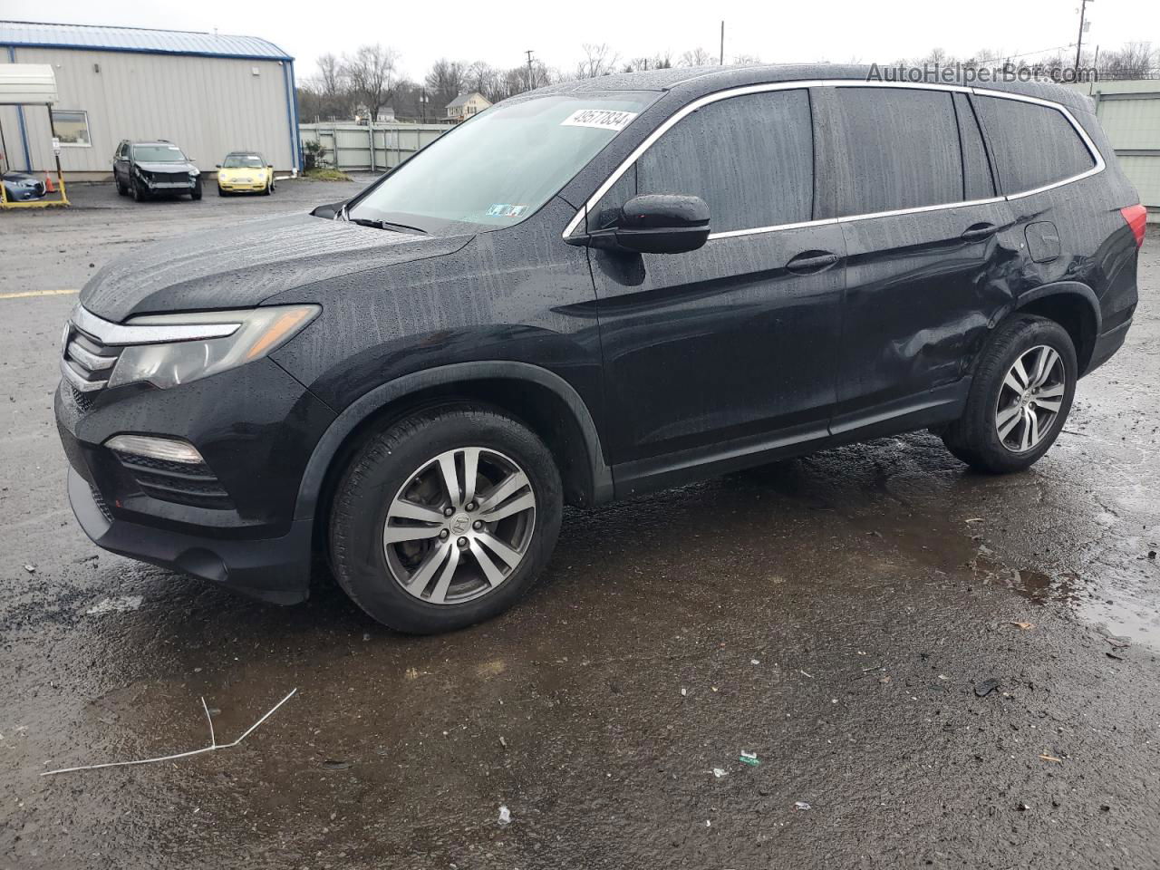 2016 Honda Pilot Exl Black vin: 5FNYF6H56GB037571