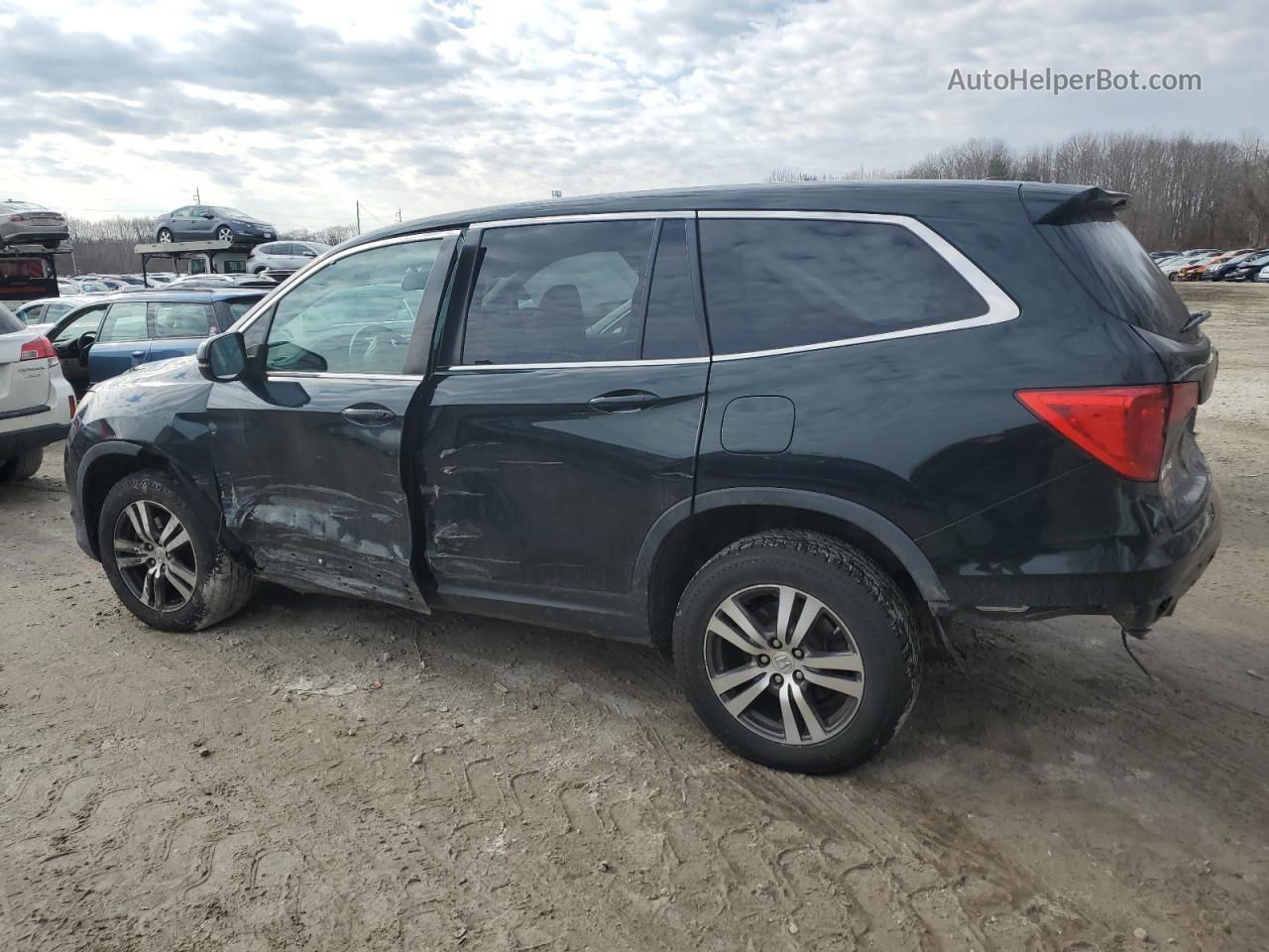 2016 Honda Pilot Exl Teal vin: 5FNYF6H56GB040373