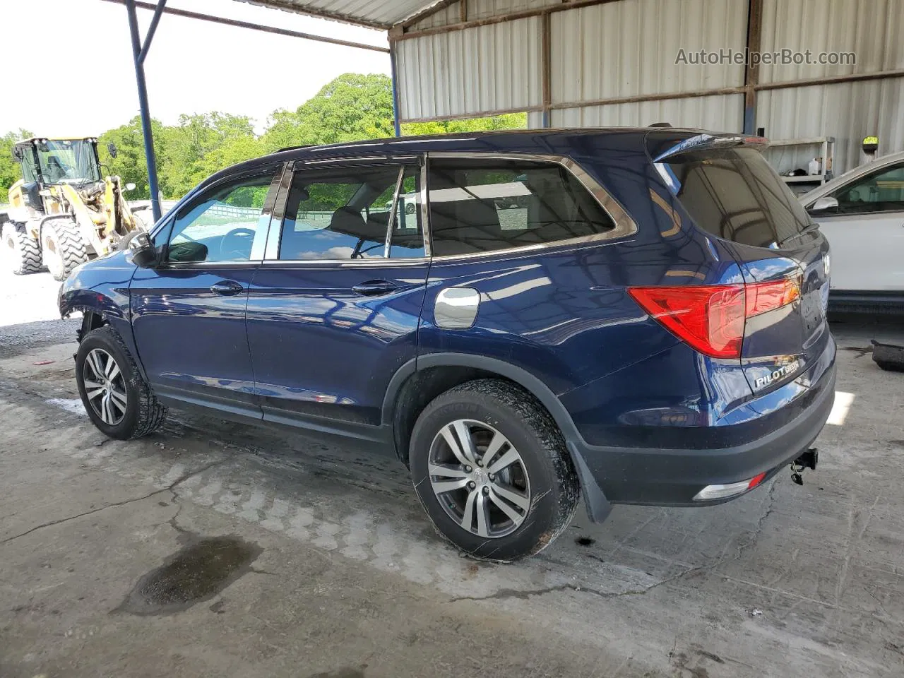 2016 Honda Pilot Exl Blue vin: 5FNYF6H56GB067105