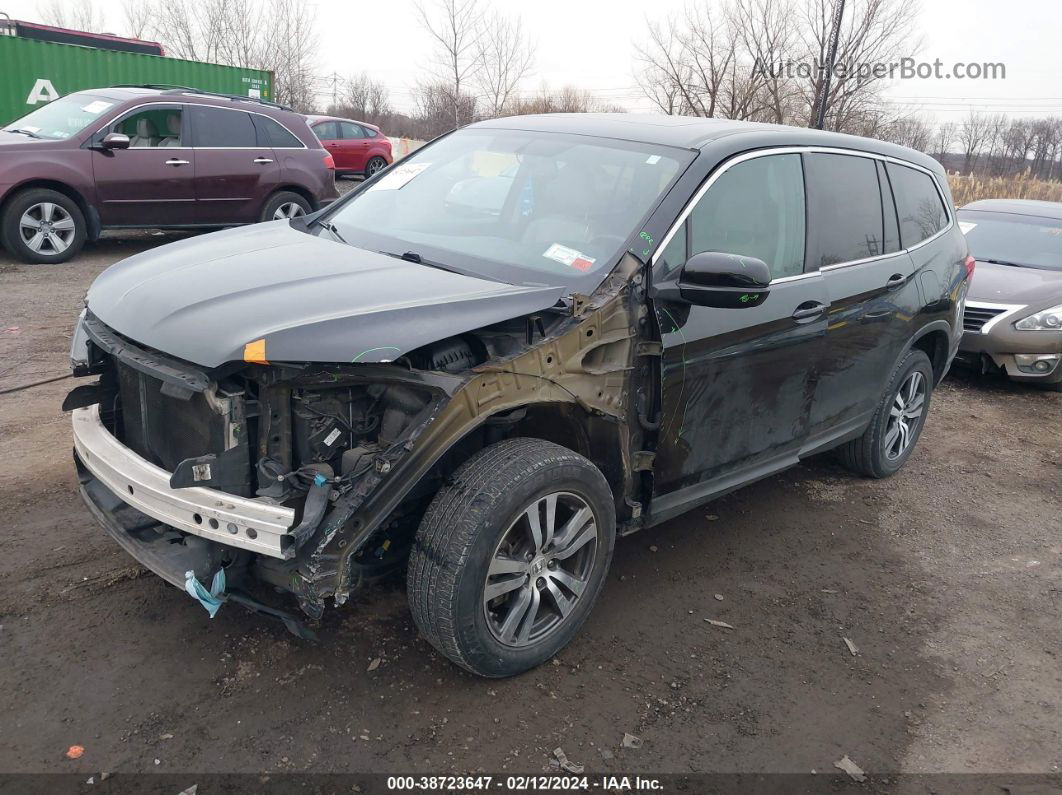 2016 Honda Pilot Ex-l Black vin: 5FNYF6H56GB109580