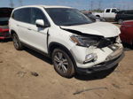 2016 Honda Pilot Exl White vin: 5FNYF6H57GB031973