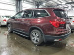 2016 Honda Pilot Exl Burgundy vin: 5FNYF6H57GB058543