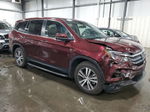 2016 Honda Pilot Exl Burgundy vin: 5FNYF6H57GB058543