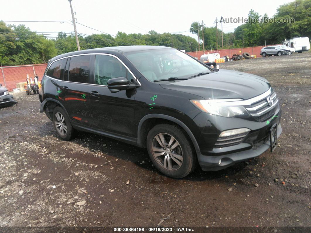 2016 Honda Pilot Ex-l Black vin: 5FNYF6H57GB082387