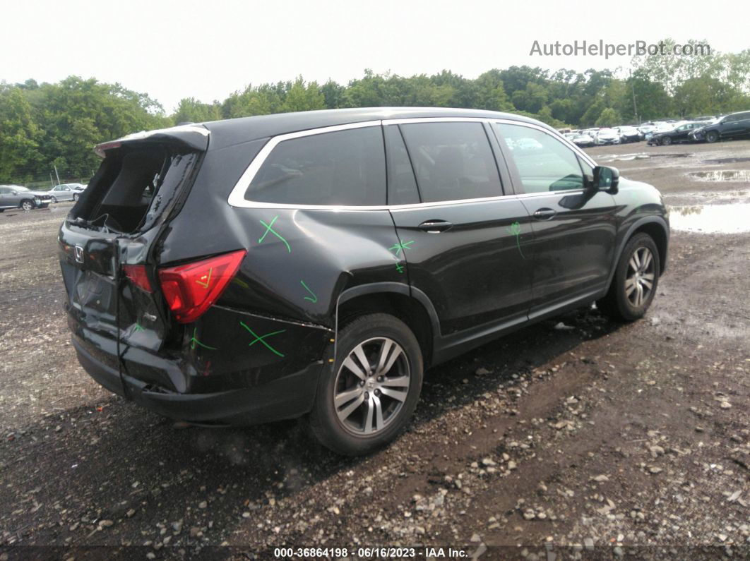 2016 Honda Pilot Ex-l Black vin: 5FNYF6H57GB082387