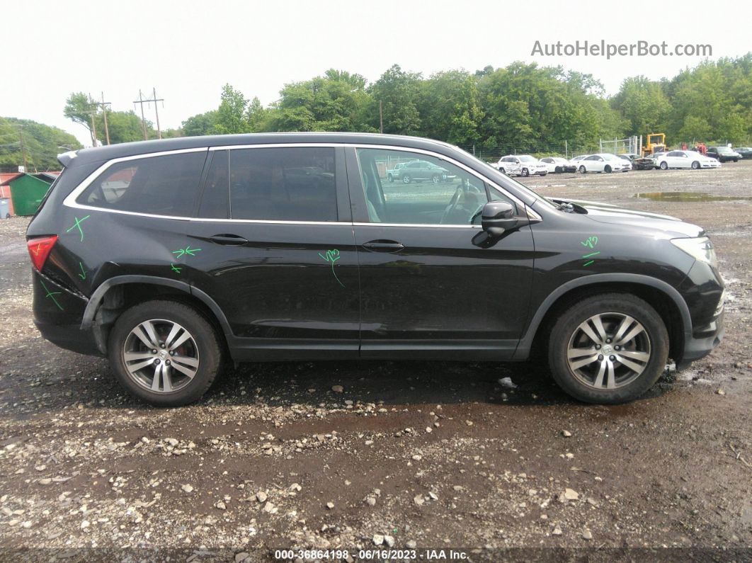 2016 Honda Pilot Ex-l Black vin: 5FNYF6H57GB082387