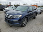 2017 Honda Pilot Exl Blue vin: 5FNYF6H57HB006721