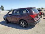 2017 Honda Pilot Exl Burgundy vin: 5FNYF6H57HB070564