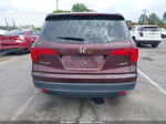 2017 Honda Pilot Ex-l Burgundy vin: 5FNYF6H57HB083234