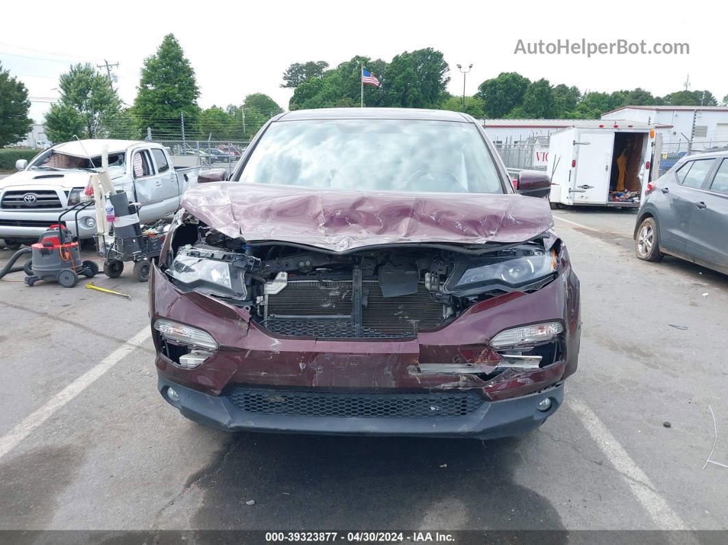 2017 Honda Pilot Ex-l Burgundy vin: 5FNYF6H57HB083234