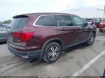 2017 Honda Pilot Ex-l Burgundy vin: 5FNYF6H57HB083234