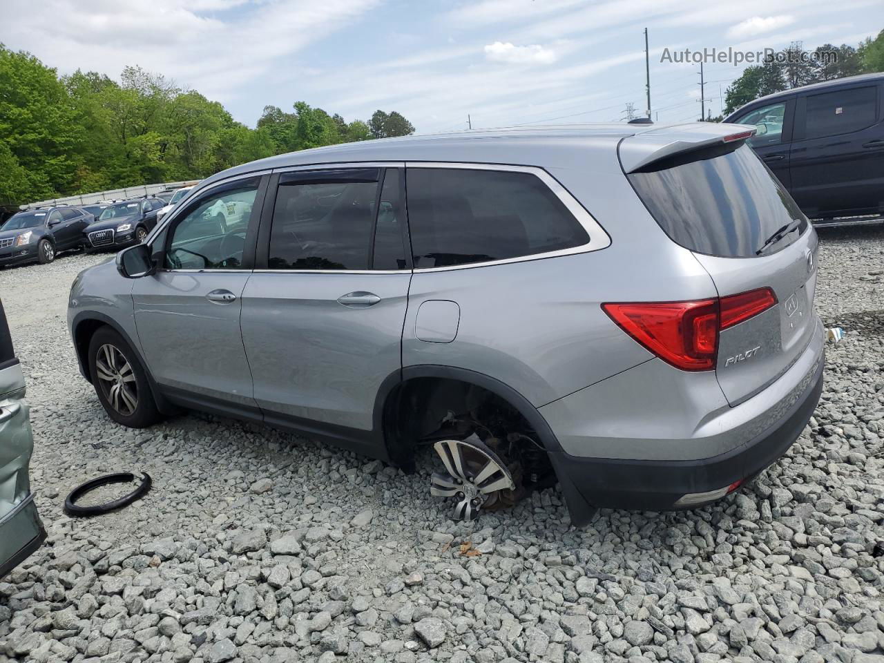 2016 Honda Pilot Exl Silver vin: 5FNYF6H58GB092748