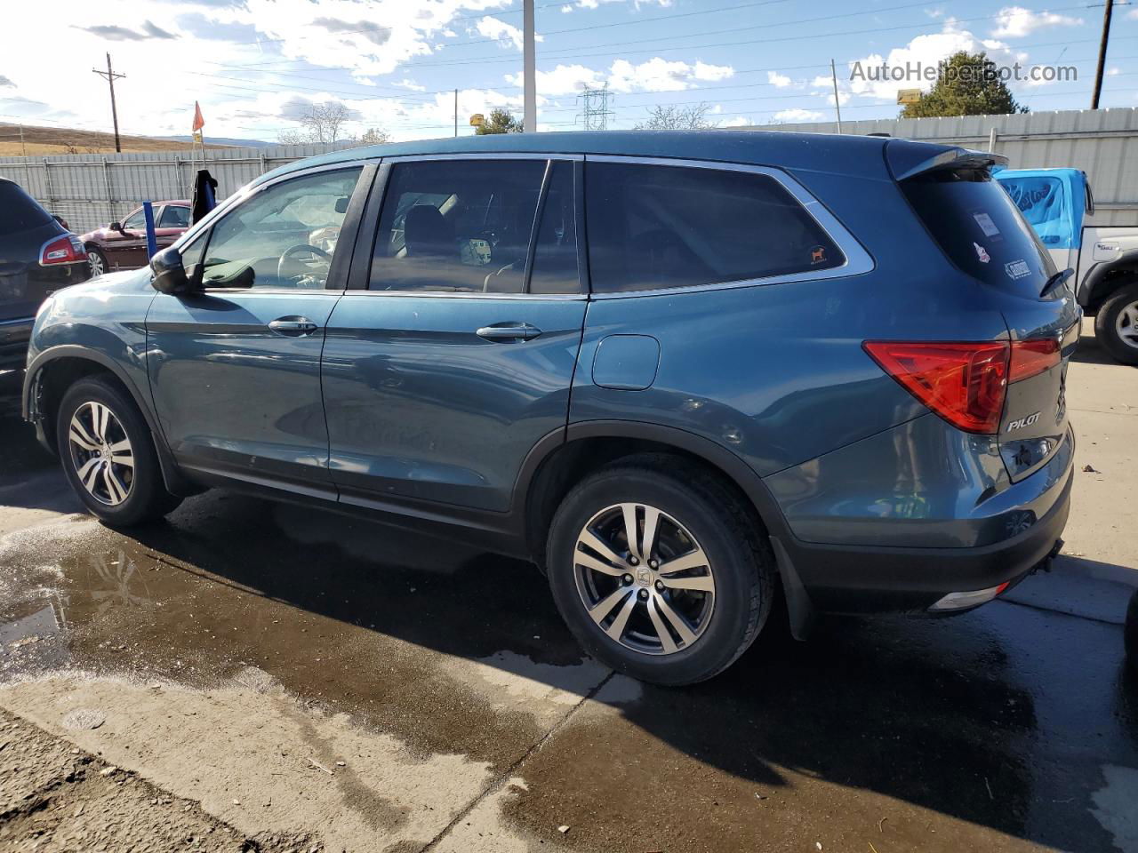 2016 Honda Pilot Exl Blue vin: 5FNYF6H58GB095357