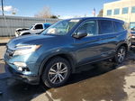 2016 Honda Pilot Exl Синий vin: 5FNYF6H58GB095357