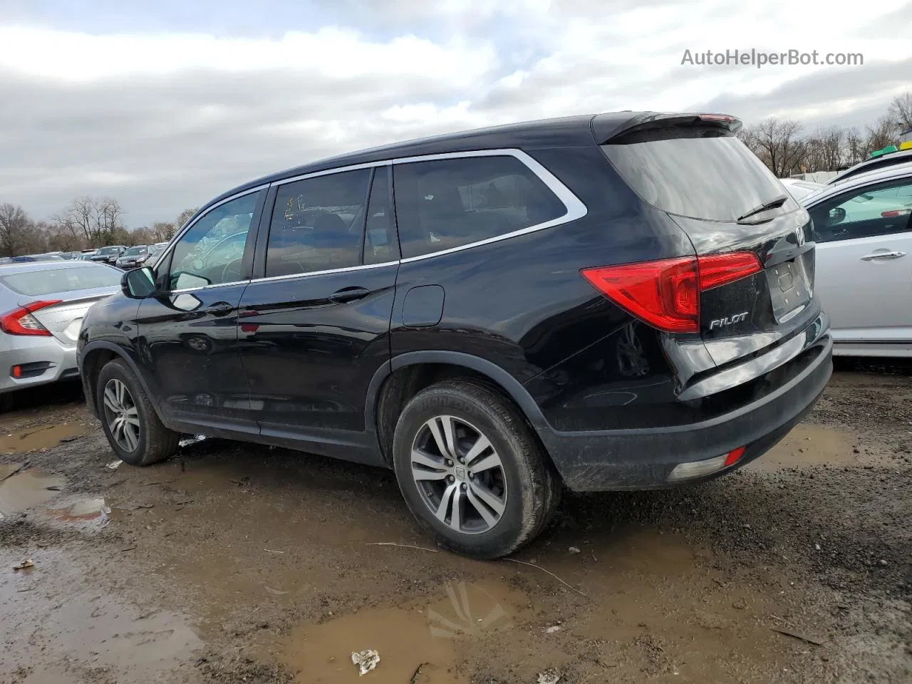 2016 Honda Pilot Exl Black vin: 5FNYF6H58GB095679