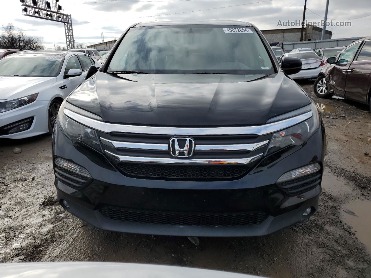 2016 Honda Pilot Exl Black vin: 5FNYF6H58GB095679