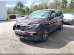 2016 Honda Pilot Ex-l Maroon vin: 5FNYF6H59GB007836