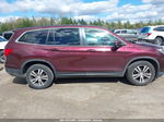 2016 Honda Pilot Ex-l Maroon vin: 5FNYF6H59GB007836