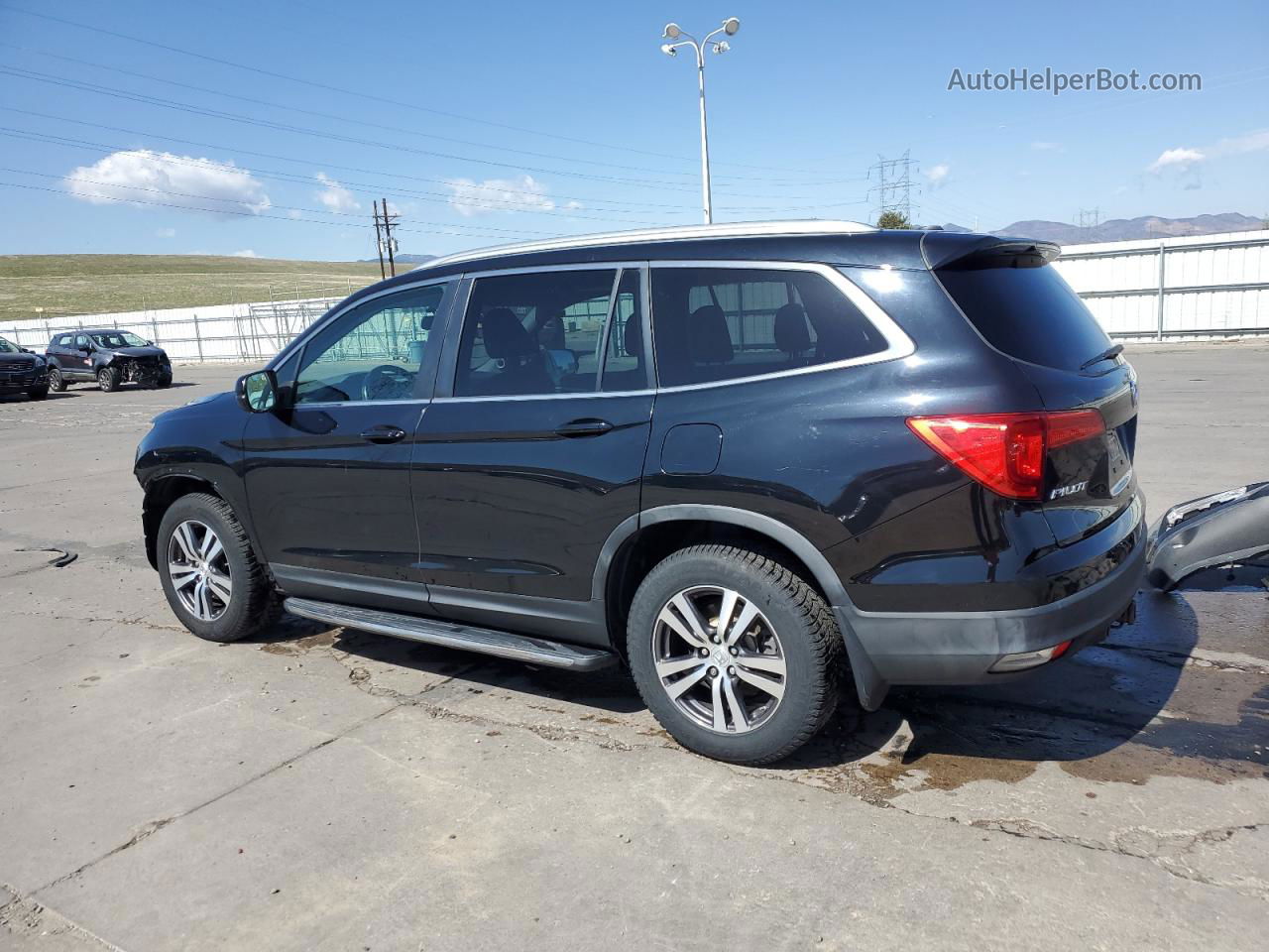 2016 Honda Pilot Exl Черный vin: 5FNYF6H59GB025284