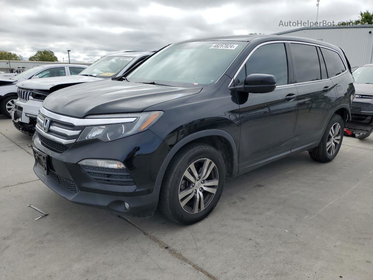 2016 Honda Pilot Exl Черный vin: 5FNYF6H59GB123232