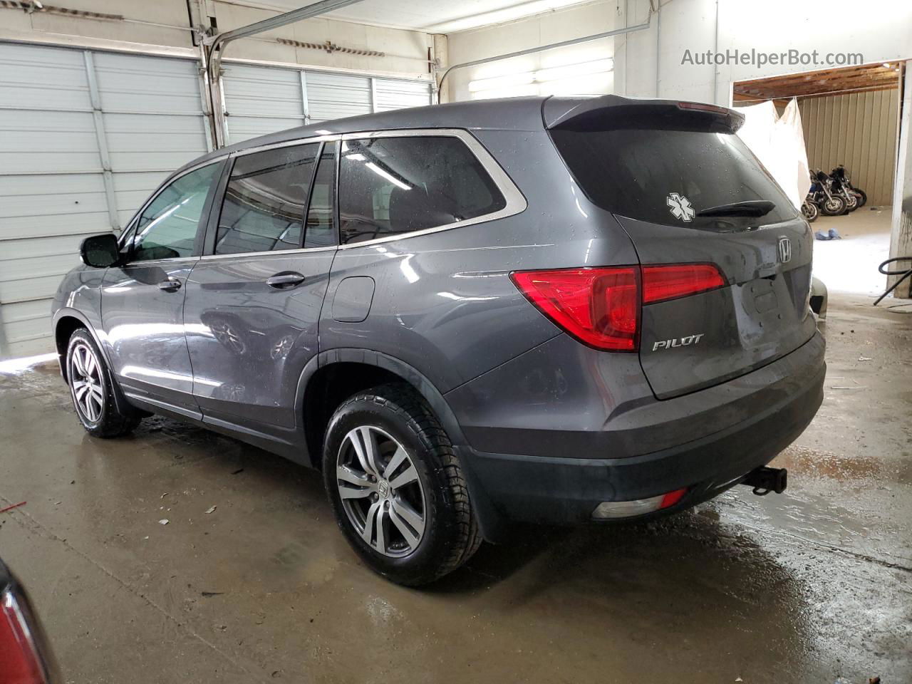 2017 Honda Pilot Exl Серый vin: 5FNYF6H5XHB021228