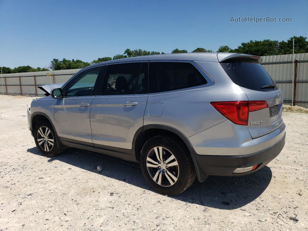 2017 Honda Pilot Exl Silver vin: 5FNYF6H5XHB055864