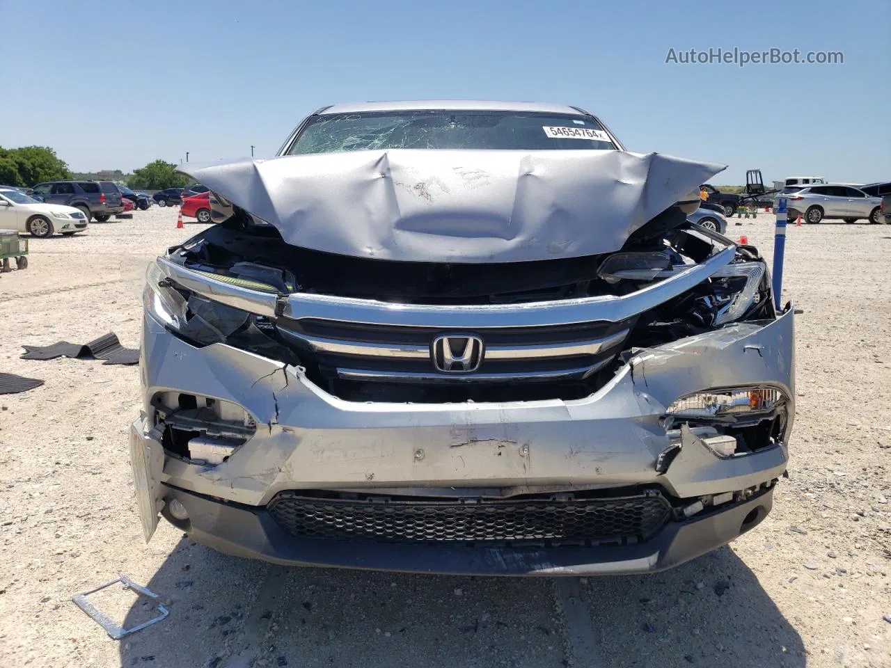 2017 Honda Pilot Exl Silver vin: 5FNYF6H5XHB055864