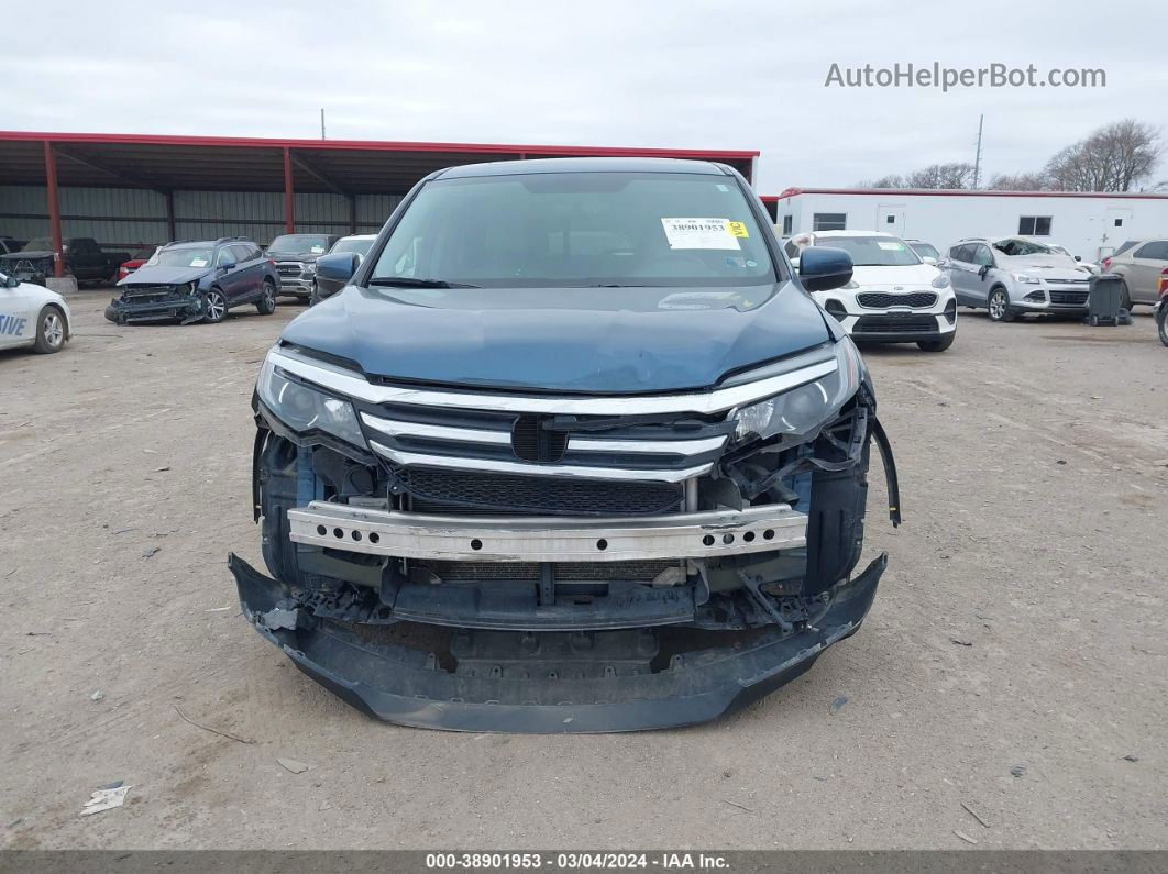 2017 Honda Pilot Ex-l Blue vin: 5FNYF6H5XHB080084