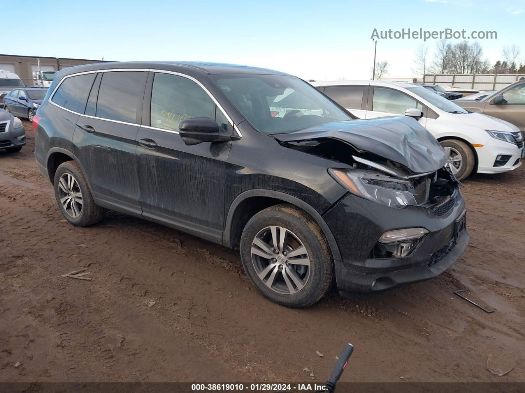 2016 Honda Pilot Ex-l Black vin: 5FNYF6H60GB025599