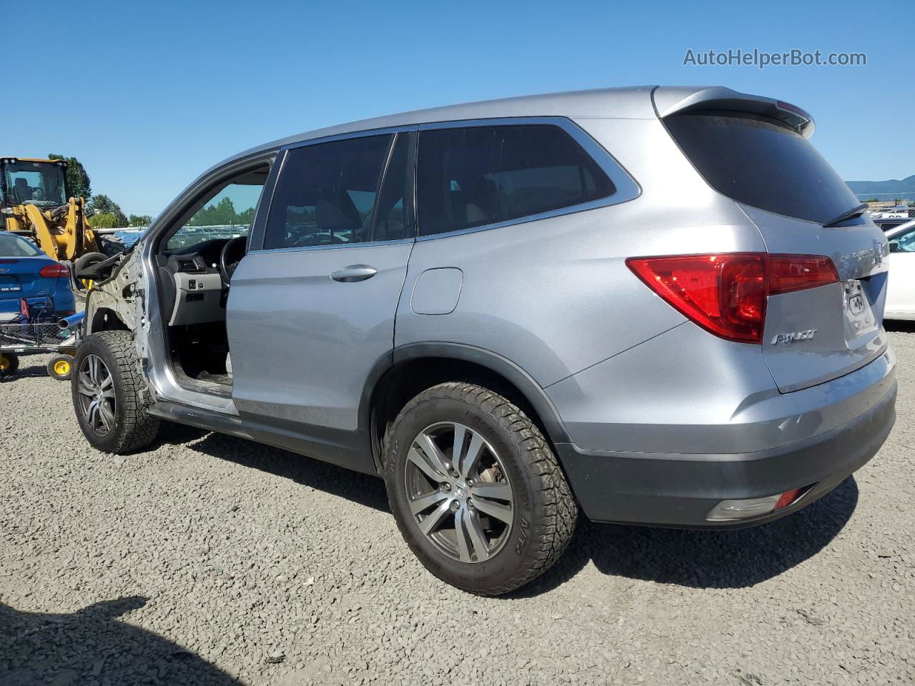 2016 Honda Pilot Exl Silver vin: 5FNYF6H62GB090793