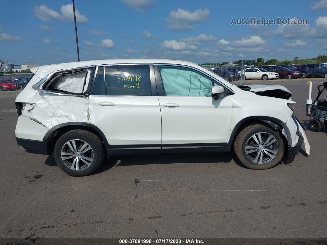 2017 Honda Pilot Ex-l Белый vin: 5FNYF6H67HB101708