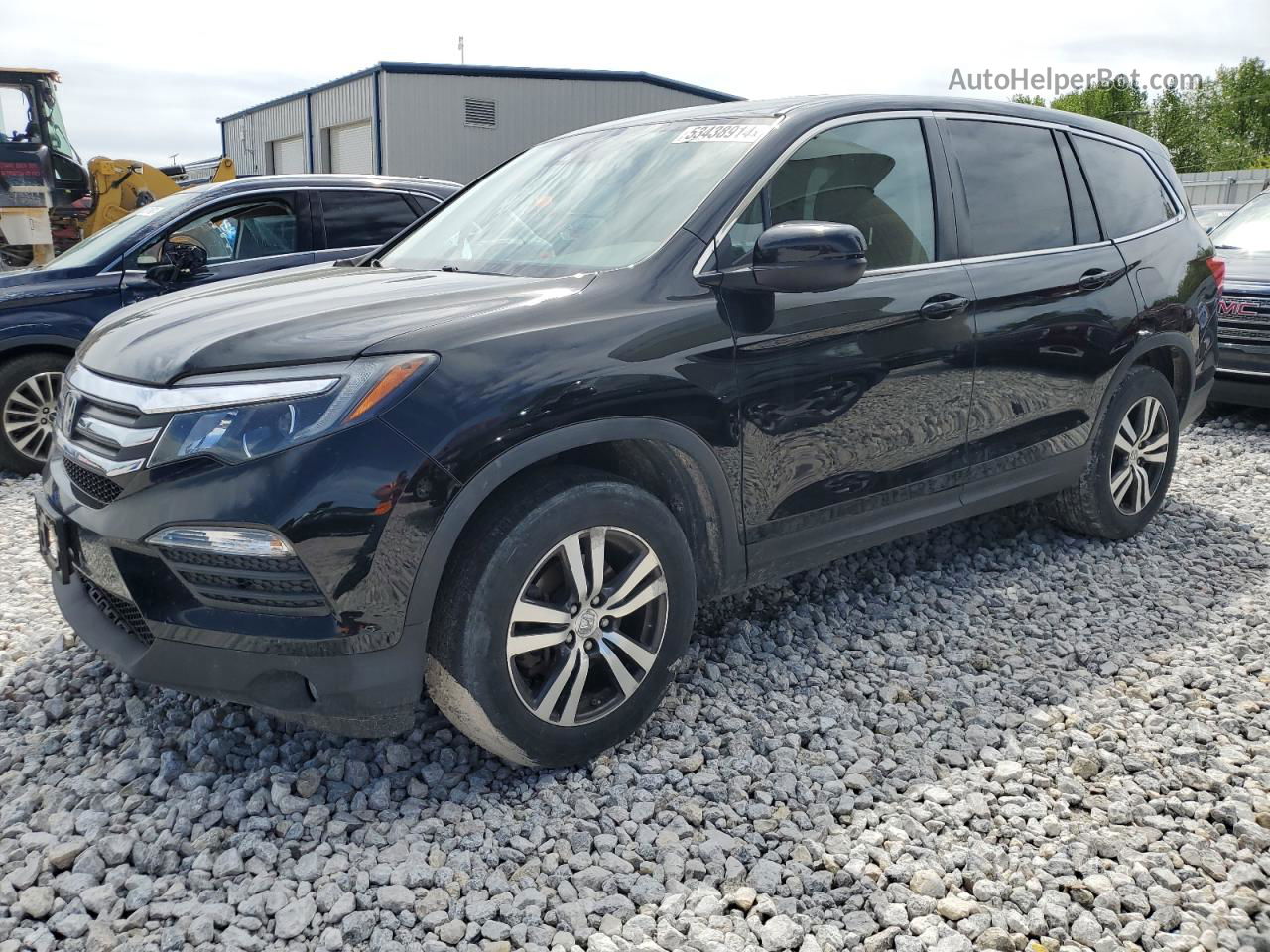 2016 Honda Pilot Exl Черный vin: 5FNYF6H68GB062531