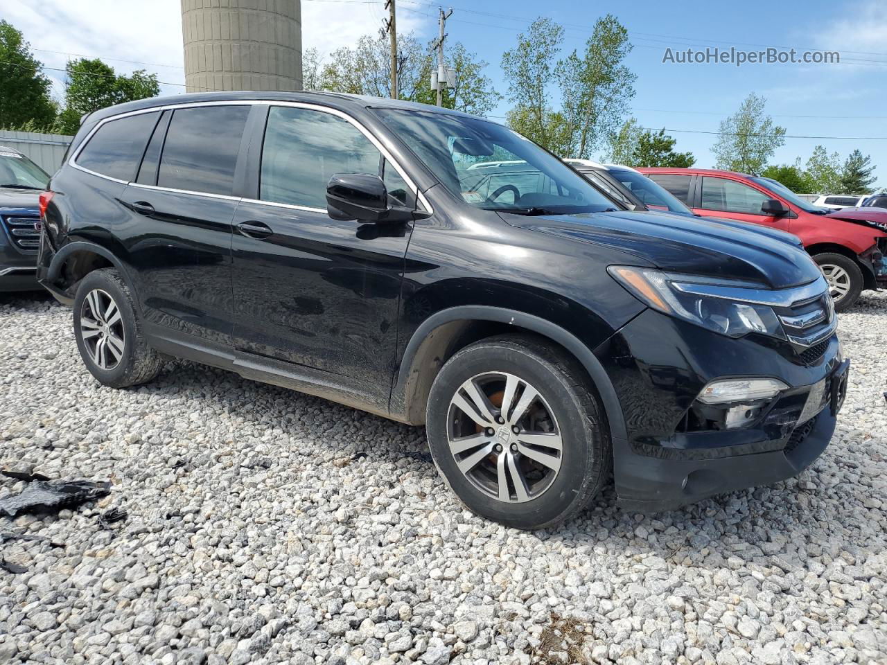 2016 Honda Pilot Exl Черный vin: 5FNYF6H68GB062531