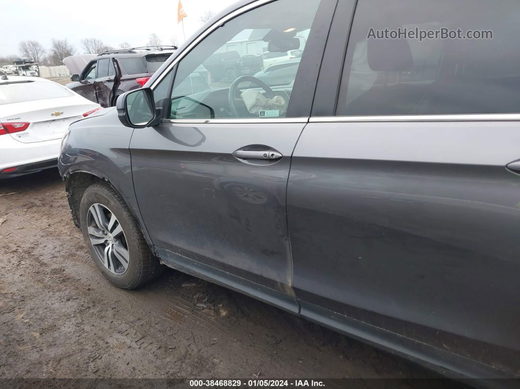 2017 Honda Pilot Ex-l Gray vin: 5FNYF6H6XHB103131